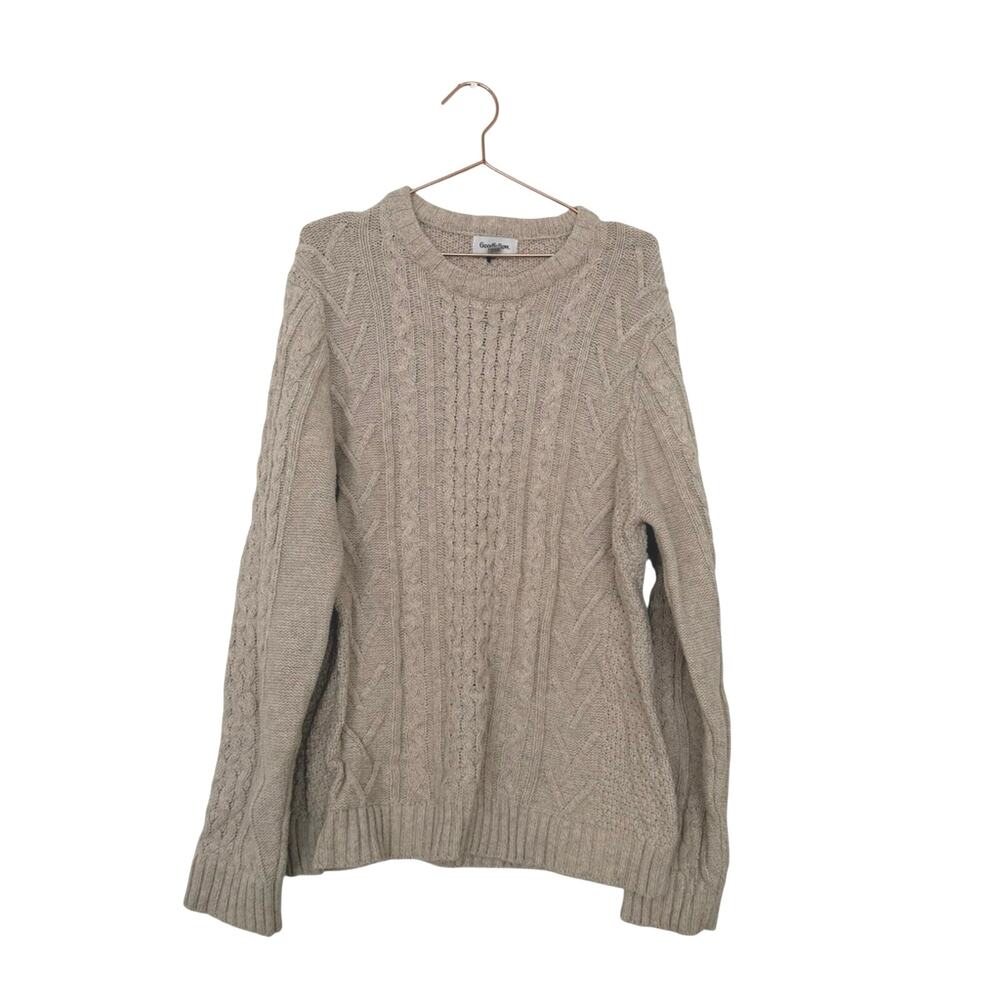 Goodfellow & Co Textured Knit Sweater in Cream